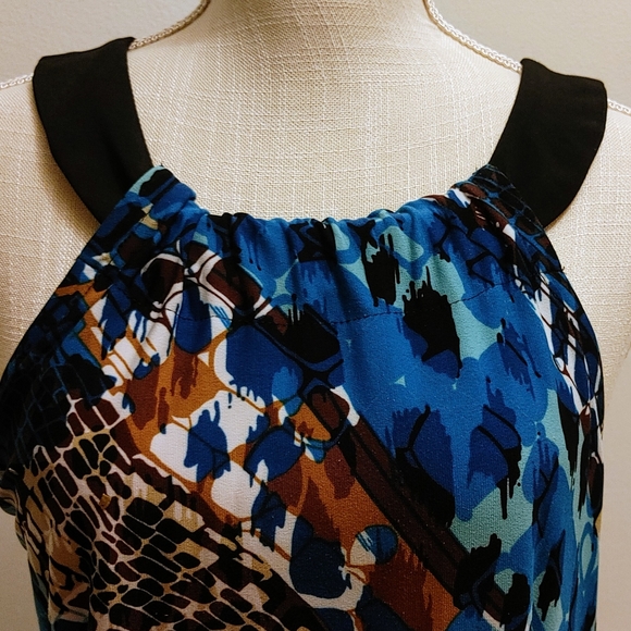 Beautiful Glamour Multicolor Maxi Dress. - Picture 6 of 8